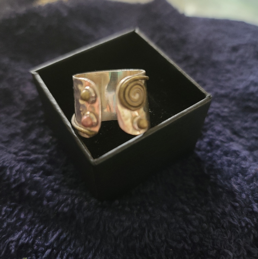 Sterling silver open ring